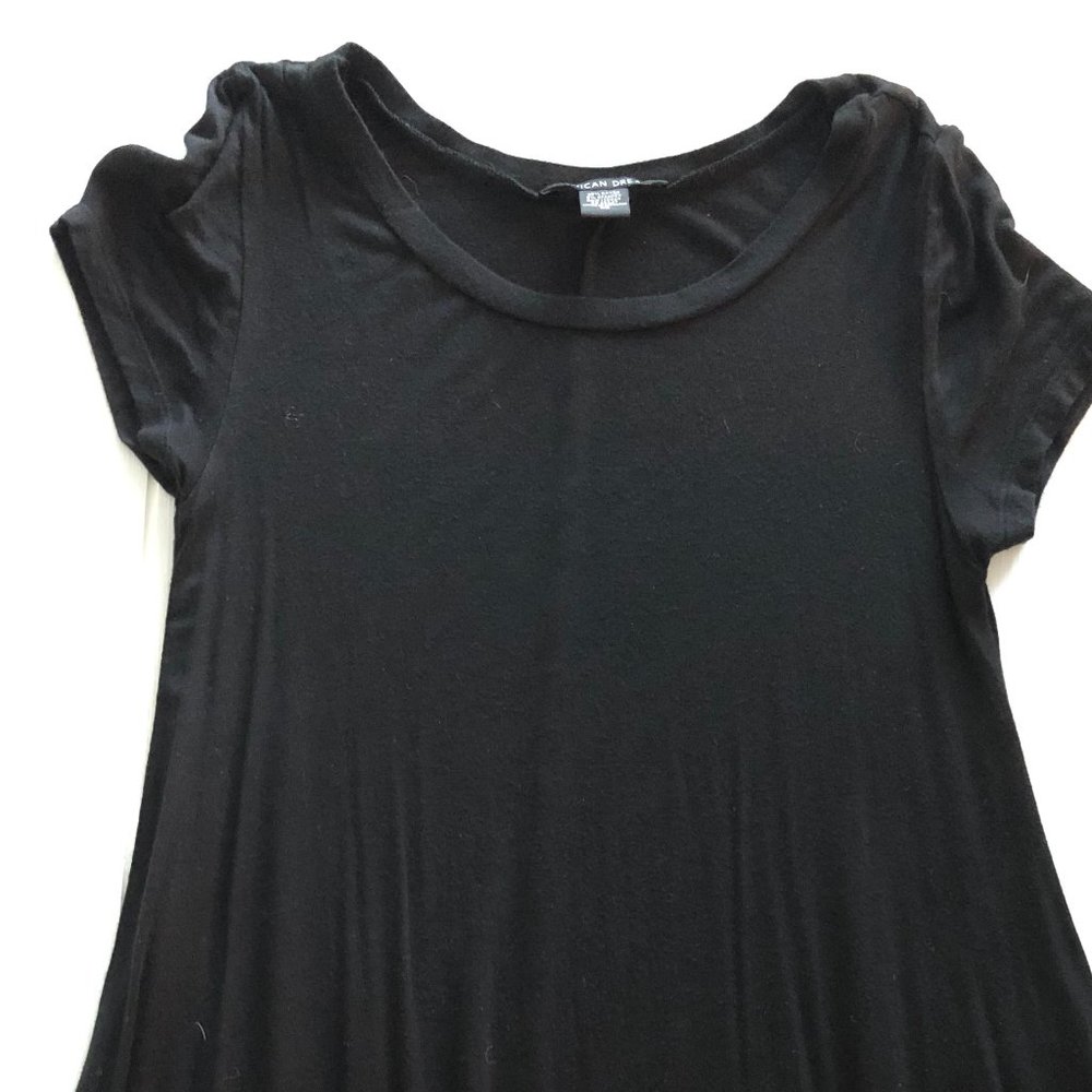 American Dream Black Cotton Dress